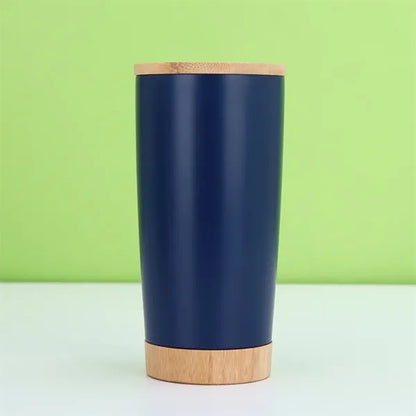 20 Oz Thermal Cup with Bamboo Lid & Base
