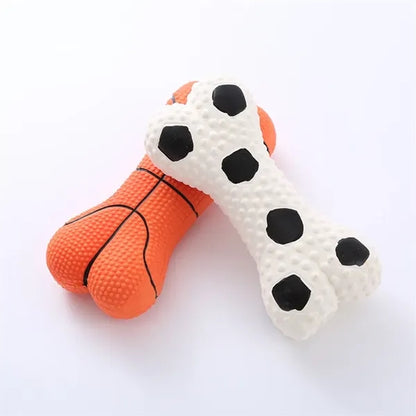 Durable Environmentally Friendly Latex Bone Dog Chew Toys
