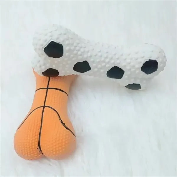 Durable Environmentally Friendly Latex Bone Dog Chew Toys