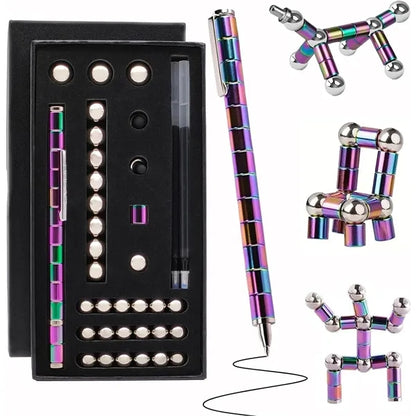 Mutifunction Decompression Magnetic Fidget Pen