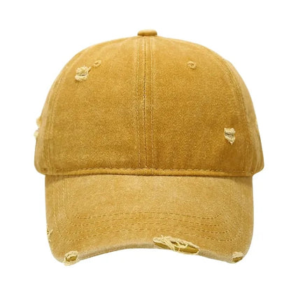 Pigment Dyed Washed Distressed Trucker Cap