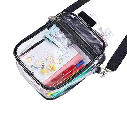 Clear Pvc Crossbody Purse Bag