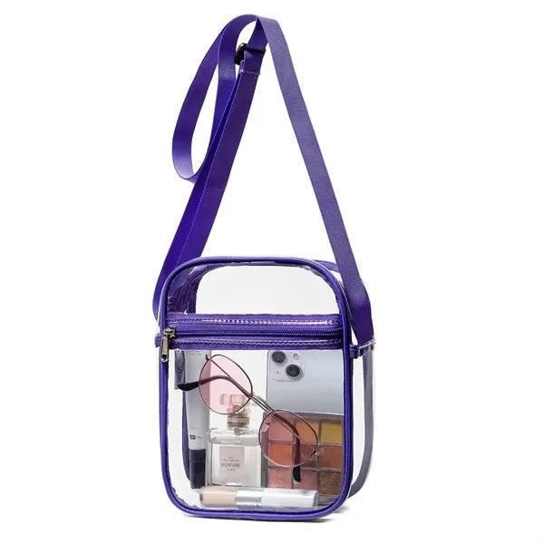 Clear Pvc Crossbody Purse Bag