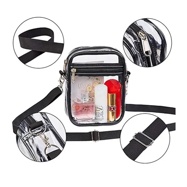 Clear Pvc Crossbody Purse Bag