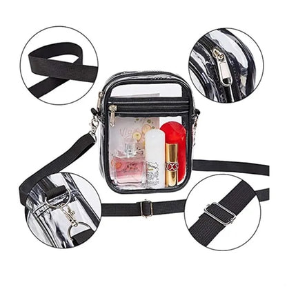 Clear Pvc Crossbody Purse Bag