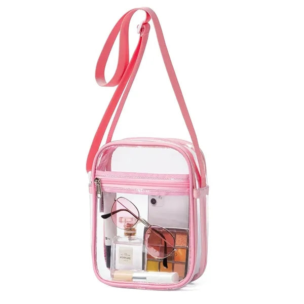 Clear Pvc Crossbody Purse Bag