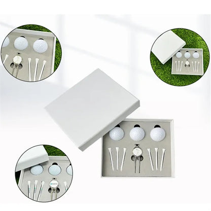 Personalized Gift Set with Golf Tee Putting Green Fork