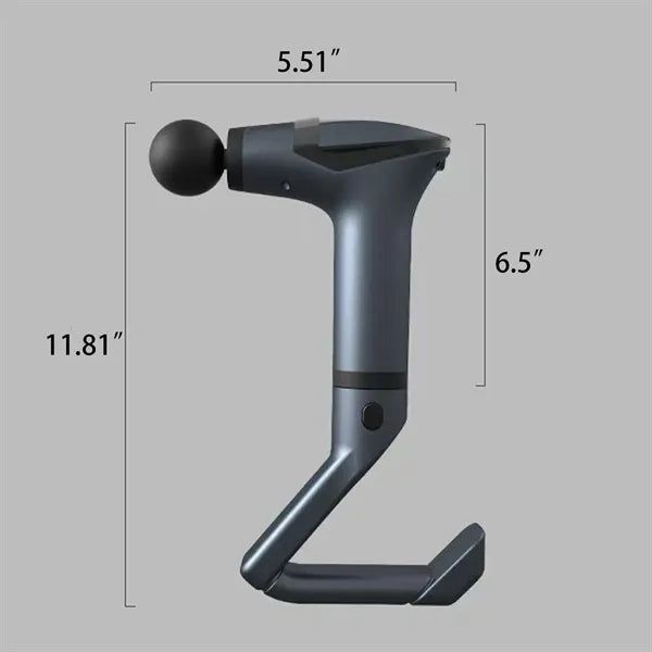 Detachable Multifunctional Fascia Gun with Extended Handle