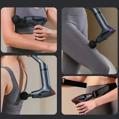 Detachable Multifunctional Fascia Gun with Extended Handle
