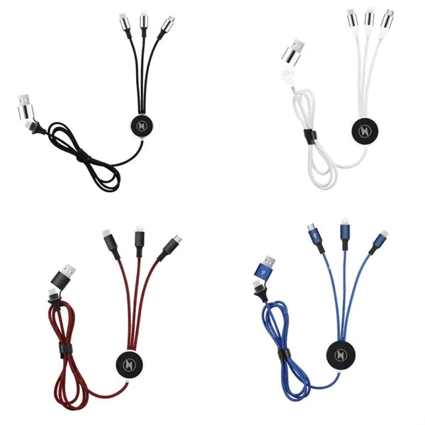 3 in 2 LED LIGHT-UP Charging Cable