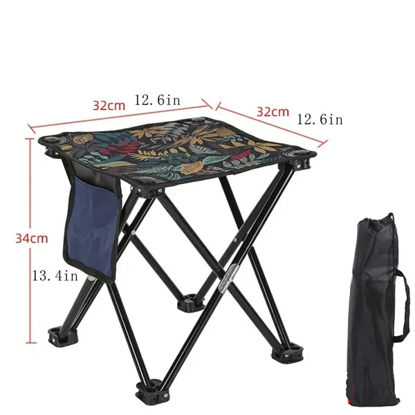 Outdoor Camping Stool Portable Folding with Carry Bag