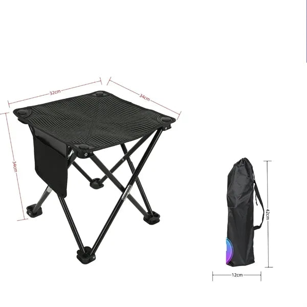 Outdoor Camping Stool Portable Folding with Carry Bag