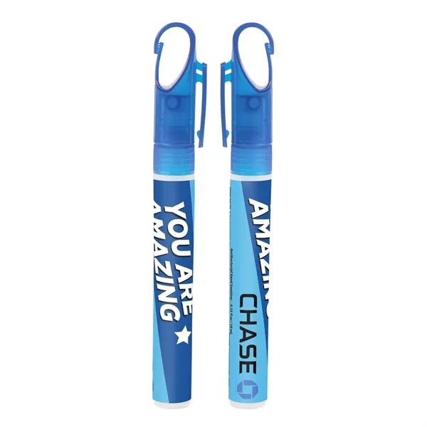 10ml Pocket Hand Sanitizer Spray with Clip Cap