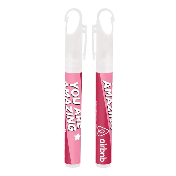 10ml Pocket Hand Sanitizer Spray with Clip Cap