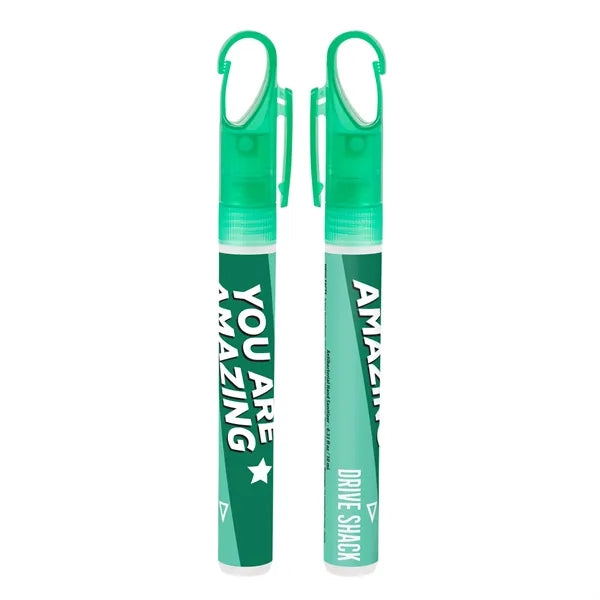 10ml Pocket Hand Sanitizer Spray with Clip Cap