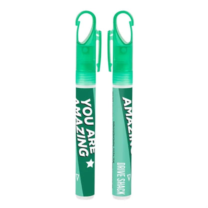10ml Pocket Hand Sanitizer Spray with Clip Cap