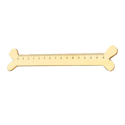 Cartoon Animal Wooden Student Ruler Office School Stationery