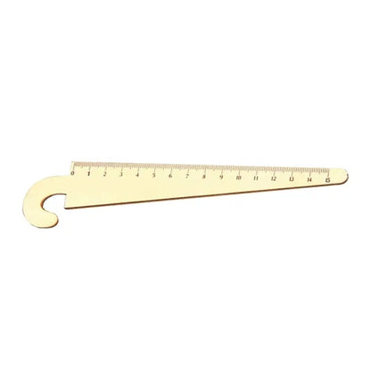 Cartoon Animal Wooden Student Ruler Office School Stationery