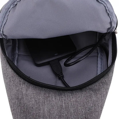 USB Crossbody Shoulder Bag