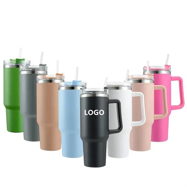 40oz Stainless Steel Tumbler With Handle