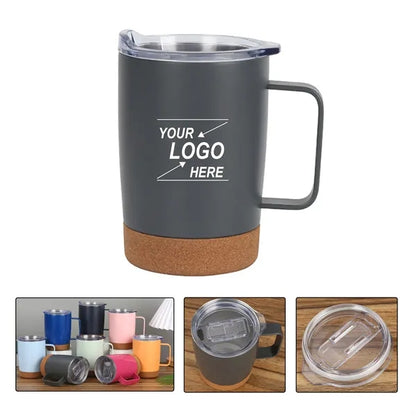Explorer Vacuum Camp Mug with Cork Bottom - 12 oz.