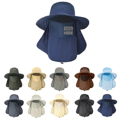 Multifunctional Mask Outdoor UV Resistant Fisherman Hat
