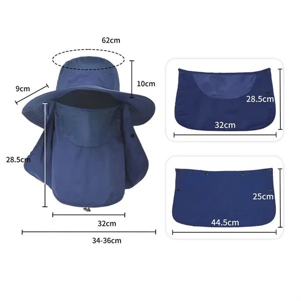 Multifunctional Mask Outdoor UV Resistant Fisherman Hat