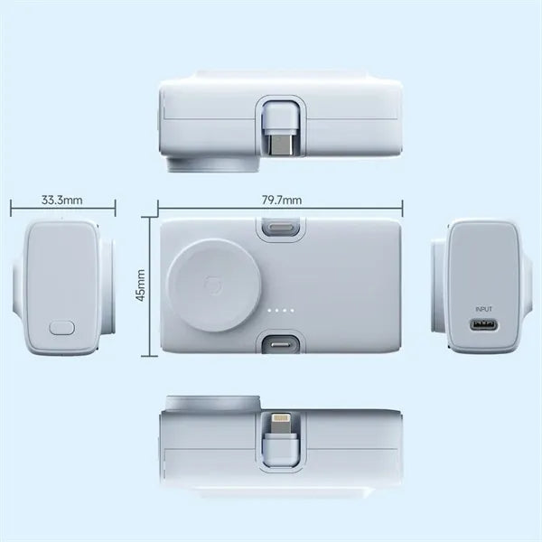 4500mAh Portable Versatile Lightweight Black Power Bank
