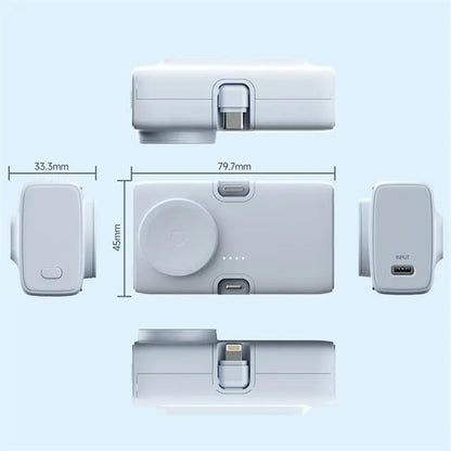 4500mAh Portable Versatile Lightweight Black Power Bank