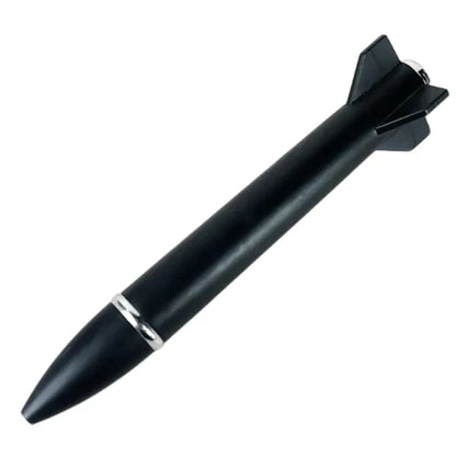 Mini Rocket Flashlight Rollerball Pens Black