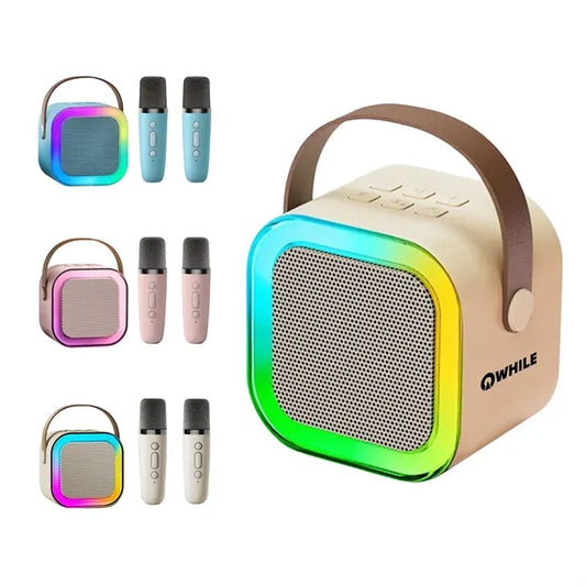 Bluetooth Speaker Microphone Outdoor Wireless K Song Dual