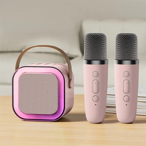 Bluetooth Speaker Microphone Outdoor Wireless K Song Dual