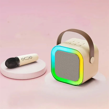 Bluetooth Speaker Microphone Outdoor Wireless K Song Dual