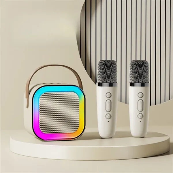 Bluetooth Speaker Microphone Outdoor Wireless K Song Dual