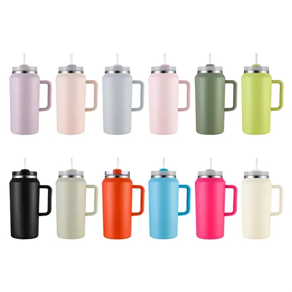 64oz 304 Stainless Steel Insulated Handle Cup Outdoor