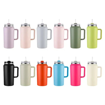 64oz 304 Stainless Steel Insulated Handle Cup Outdoor