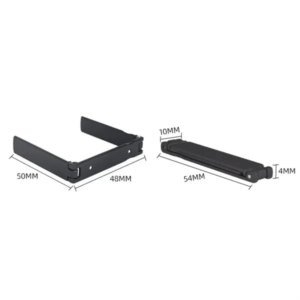 Mini Metal Triangle Kickstand Back Black Phone Holder Stand
