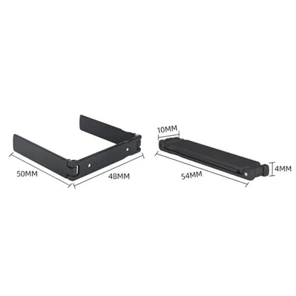 Mini Metal Triangle Kickstand Back Black Phone Holder Stand
