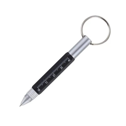 Portable Multi Tool Ruler Ballpoint Pens Keychain