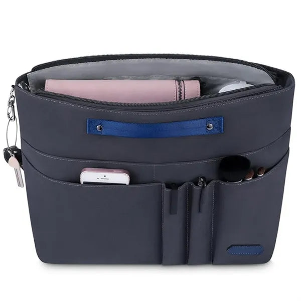 Multiple Pockets Purse Organizer Handbag Tote Bag