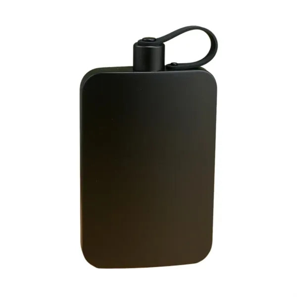 17Oz. Stainless Steel Portable Black Flask Bottle