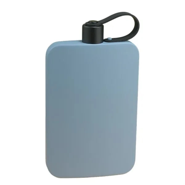 17Oz. Stainless Steel Portable Black Flask Bottle