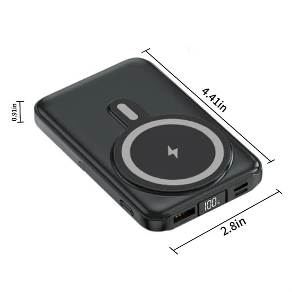 10000mAh 4 Built Cable Portable Charger Wireless Power Bank