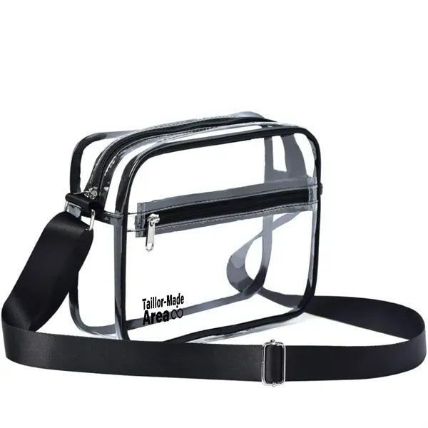 Stadium Approved PVC Crossbody Clear Waist Bag Backpack