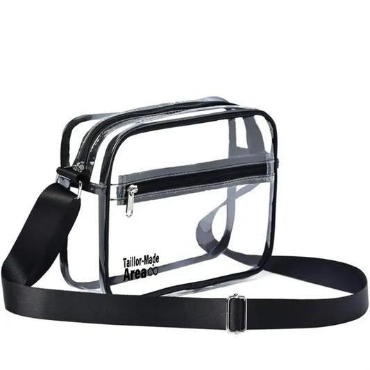 Stadium Approved PVC Crossbody Clear Waist Bag Backpack