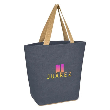Marketplace Jute Tote Bag