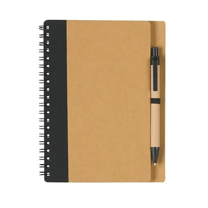 Eco Spiral Notebook w/ Ballpoint Pen