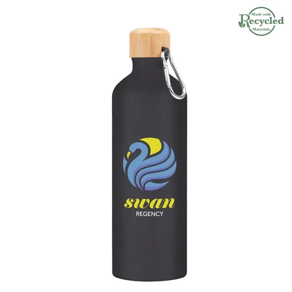25 Oz. Aluminum Tundra Bike Bottle With Bamboo Lid