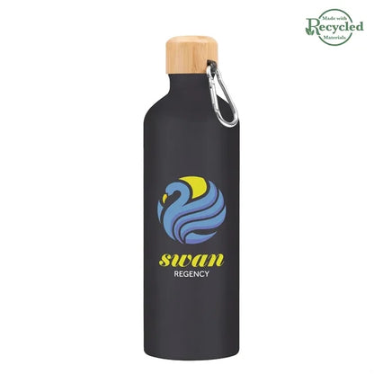 25 Oz. Aluminum Tundra Bike Bottle With Bamboo Lid