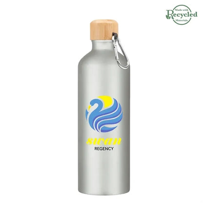 25 Oz. Aluminum Tundra Bike Bottle With Bamboo Lid